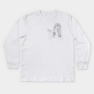 Healing Girl Kids Long Sleeve T-Shirt